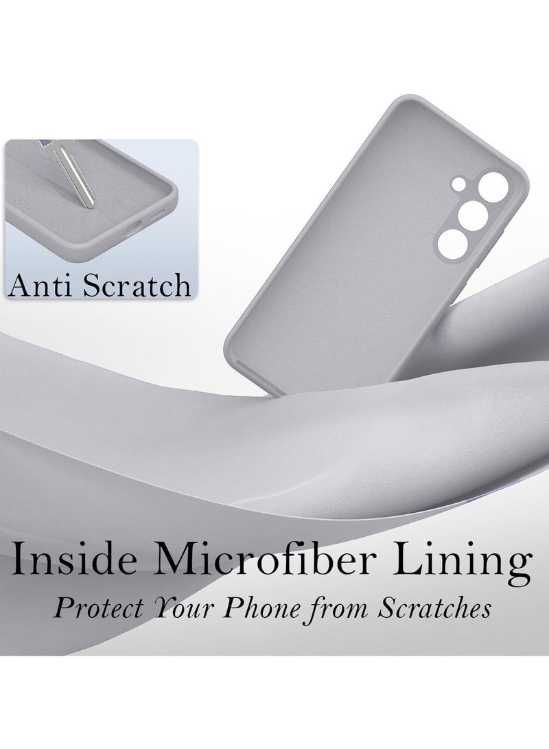 بورتوني غطاء حماية من المطاط السائل المرن لهاتف Samsung Galaxy A36 مع بطانة ناعمة من الألياف الدقيقة، غطاء واقٍ مقاوم للصدمات بتصميم نحيف لهاتف Samsung Galaxy A36 5G مقاس 6.7 بوصة - Image 5