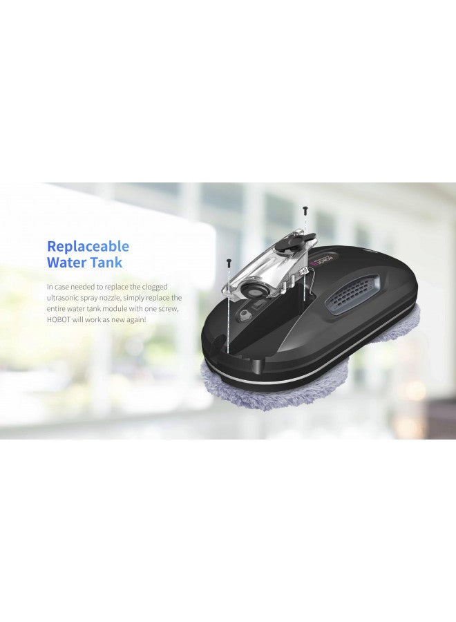 Hobot HOBOT-388 Window Glass Cleaning Automatic Smart Robot Cleaner with Ultrasonic Water Spray and Control via Smartphone or Remote  - Image 4