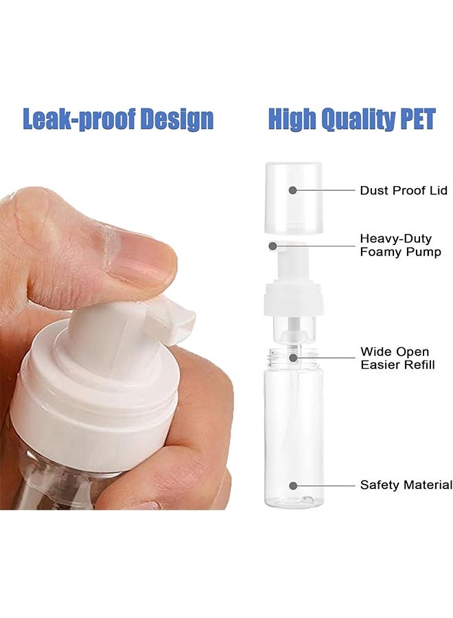 واي جيه 4 قطع 120 مل زجاجة مضخة رغوية لصابون اليدين القابل لإعادة التعبئة - Image 2