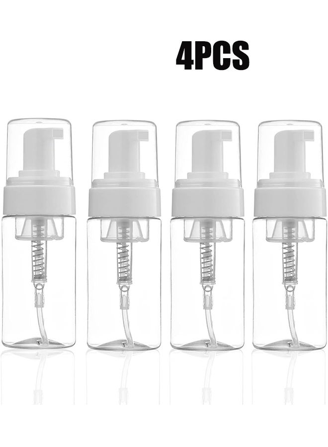 واي جيه 4 قطع 120 مل زجاجة مضخة رغوية لصابون اليدين القابل لإعادة التعبئة - Image 1