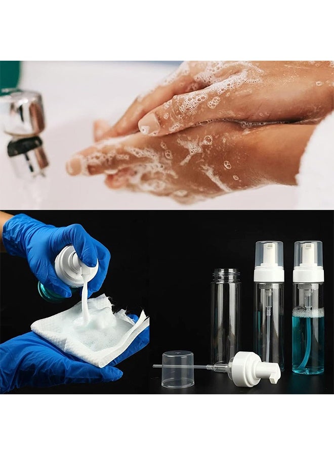 واي جيه 4 قطع 120 مل زجاجة مضخة رغوية لصابون اليدين القابل لإعادة التعبئة - Image 5