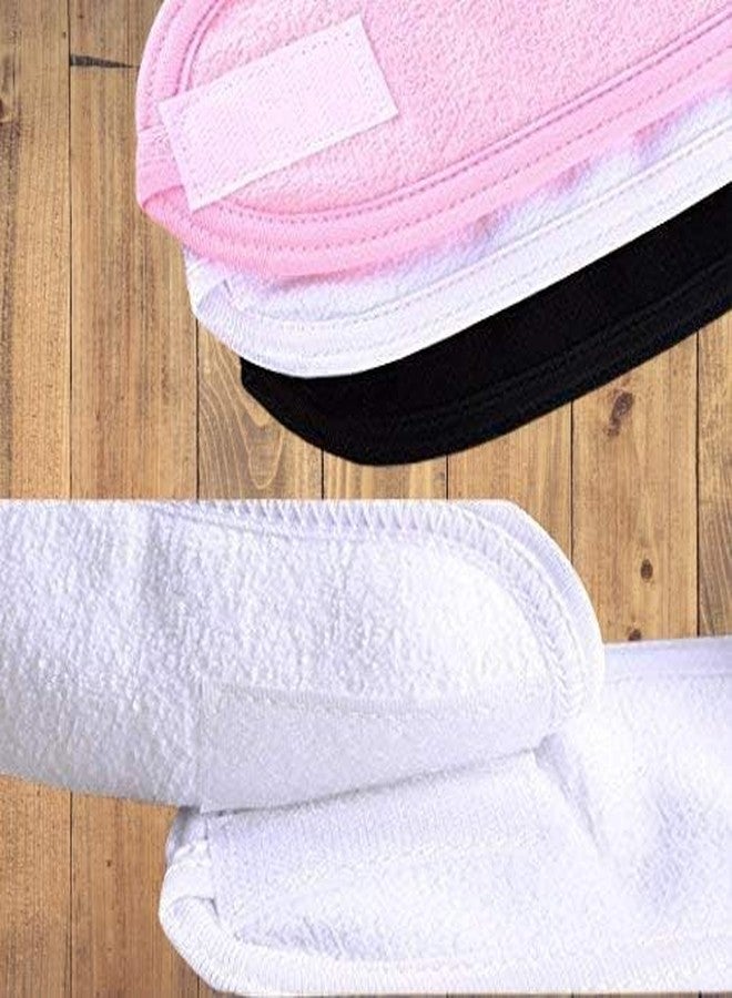 VEDETIC Women Facial Spa Headband, Adjustable Elastic Headband, Non-Slip Stretchable Washable Makeup Hair Band For Bath Shower Towel Wrap Head Bands Makeup Headband (Multicolor,Pack Of 2) - Image 5