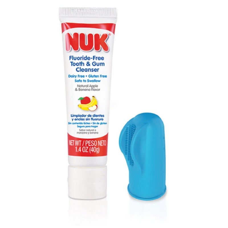 NUK Infant/Baby Tooth and Gum Cleanser with 1.4 Ounce Toothpaste - Image 5