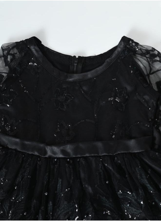 BELLA MODA Embellished Mesh Layer Dress by Styli  - Image 2