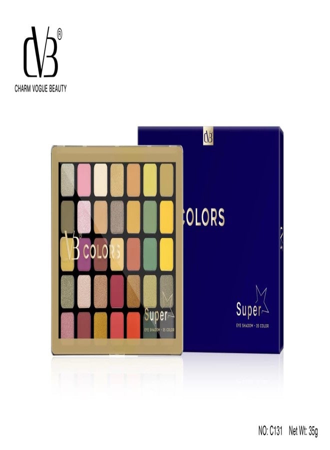 CVB C131 Eye Shadow Palette - 35 Rich Colors for Stunning Eye Looks | Customize & Define Your Perfect Match - Image 2