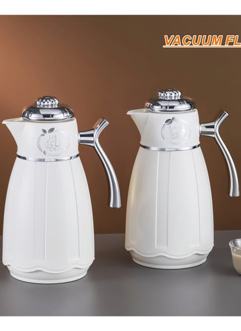 Royal Camel 2 Piece Thermos Set 1L + 1L  BIEGE/SILVER