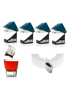 MIBRU 200-Piece Portable Hanging Coffee Filter Paper Bag White  - Image 1