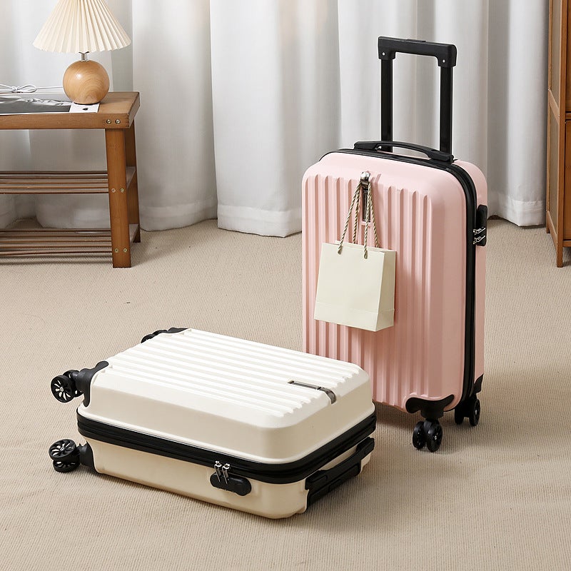 18-inch Spinner Suitcase with Combination Lock and Zipper - Image 2