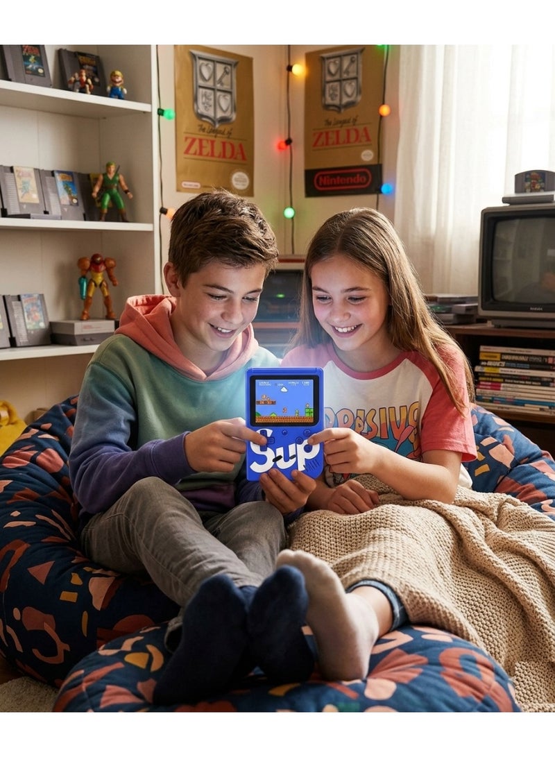 SUP Retro Handheld Game Console - 400-in-1 Classic Games, 3.0" Color Screen, Rechargeable Portable Gaming Device for Kids and Adults - Image 3