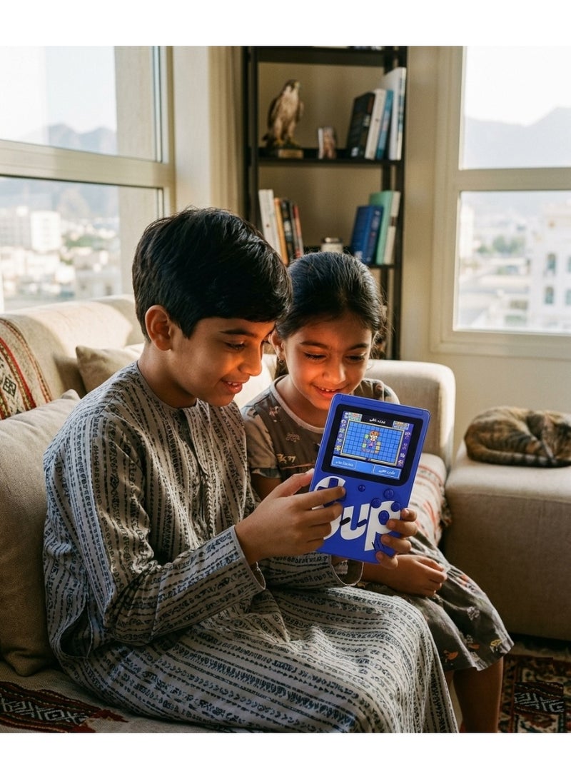 SUP Retro Handheld Game Console - 400-in-1 Classic Games, 3.0" Color Screen, Rechargeable Portable Gaming Device for Kids and Adults - Image 4