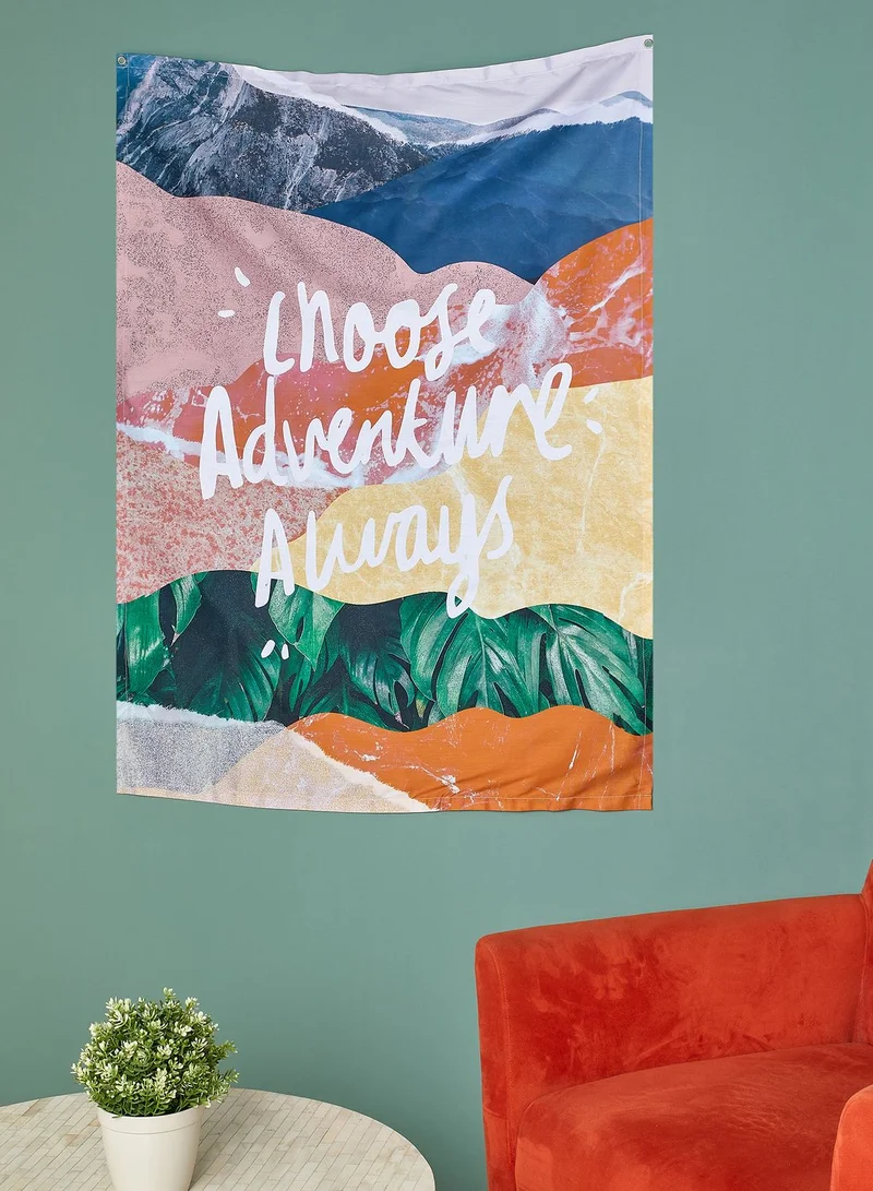 Typo Choose Adventure Wall Hanging