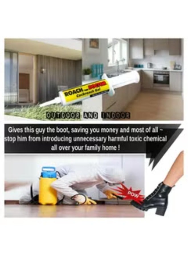 Roach Doctor Cockroach Gel Ready-to-Use Cockroach Gel Bait – Outdoor & Indoor Roach Killer - Image 5