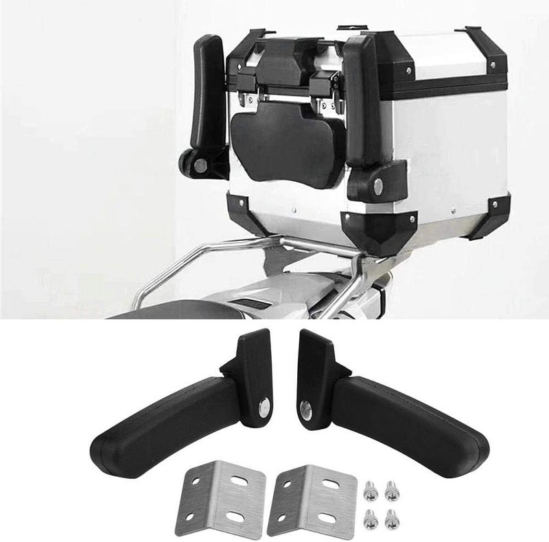 woobles Motorcycle Rear Seat Armrests Kit, ABS Plastic Passenger Seat Armrests Set Box Rear Seat Armrest - Image 4