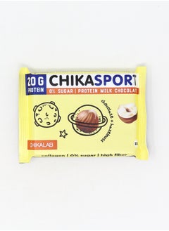 Chikalab Chikalab Chikasport Protein Milk chocolate + Hazelnuts 100g  - Image 1