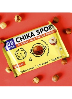 Chikalab Chikalab Chikasport Protein Milk chocolate + Hazelnuts 100g  - Image 3