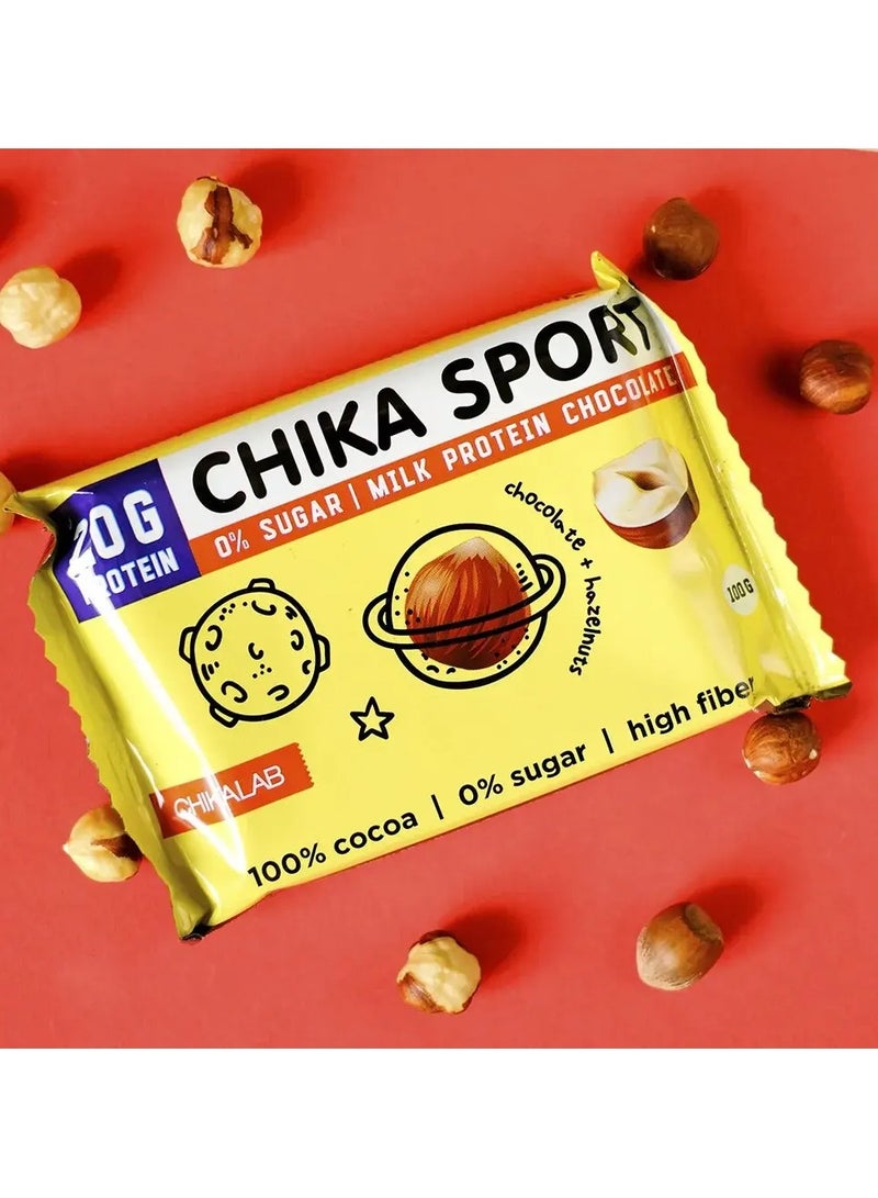 Chikalab Chikasport Protein Milk chocolate + Hazelnuts - Image 3