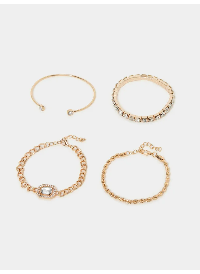 ستايلي Styli Set of 4 - Embellished Bracelet