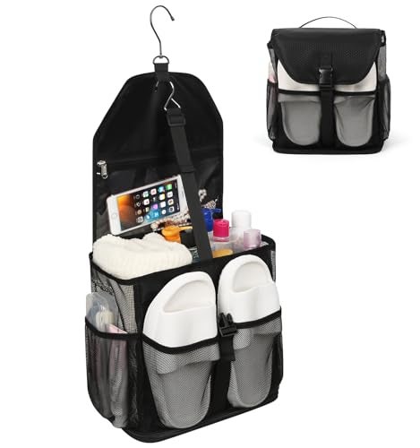 Ethereal Hanging Mesh Shower Caddy Portable for College Dorm Room Essentials Large Capacity Shower Bag for GuysGirls for Beach Swimming Gym - Image 1