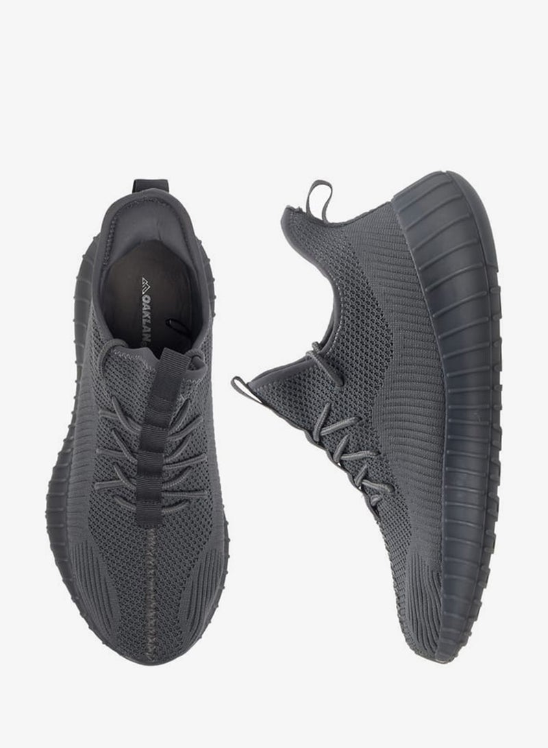 Oaklan by Shoexpress Men by Shoexpress Mesh Lace-Up Sneakers with Pull Tabs - Image 3