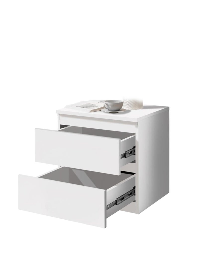 Furniture Store Modern MDF nightstand - Height 45 cm - Width 40 cm - Depth 32 cm, from Furniture Store. - Image 4
