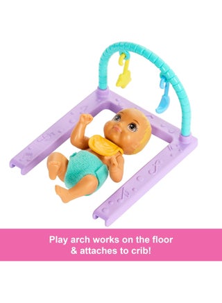 Skipper Doll & Nursery Playset with Accessories, Includes Twin Baby Dolls, Crib, Swing, See-Saw & More​​​ - view 3