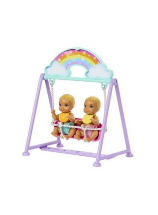 Skipper Doll & Nursery Playset with Accessories, Includes Twin Baby Dolls, Crib, Swing, See-Saw & More​​​ - view 4