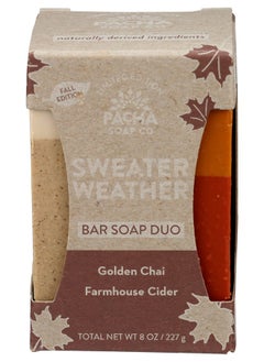 Pacha Soap Co PACHA SOAP Sweater Weather Bar Soap 2 Pack, 8 OZ  - Image 1