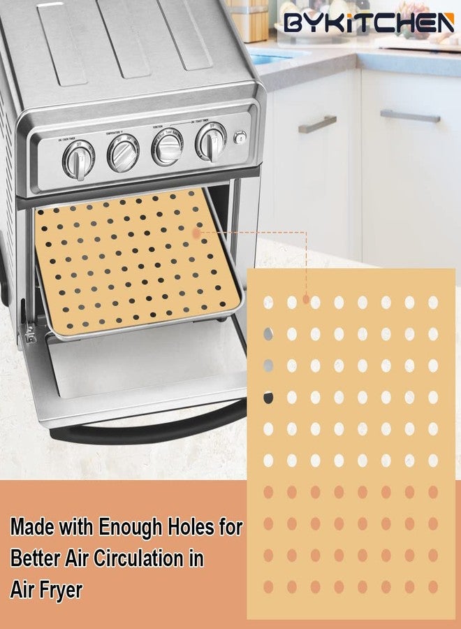 BYKITCHEN Air Fryer Oven Liner, 9x11 Inch, Unbleached Rectangle Air Fryer Parchment Paper, Compatible with Cuisinart, Breville, Emeril Lagasse and More, Airfryer Toaster Oven Accessories(Set of 100) - Image 5