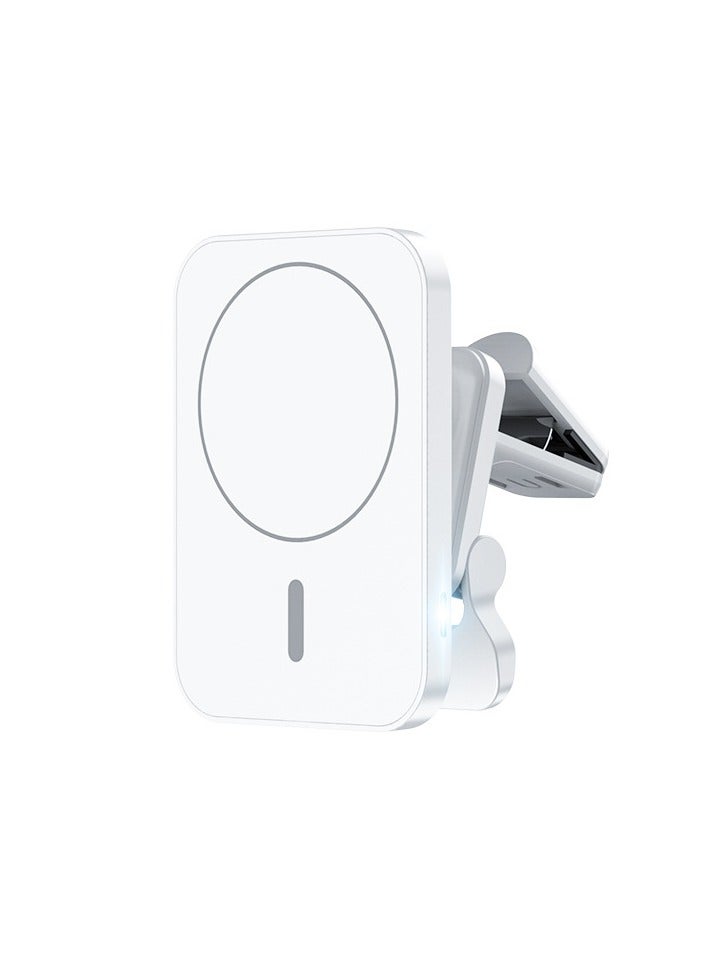 general Fast Wireless Charger Bracket 15W Magnetic Car Wireless Charger Mobile Phone Charger Vent Bracket is suitable for mobile phone magnet adsorption fast charging compatible with a wide range of devices - Image 1