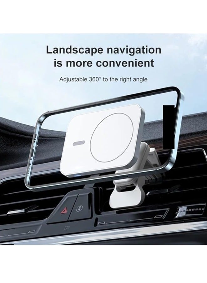 general Fast Wireless Charger Bracket 15W Magnetic Car Wireless Charger Mobile Phone Charger Vent Bracket is suitable for mobile phone magnet adsorption fast charging compatible with a wide range of devices - Image 2