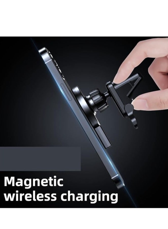 general Fast Wireless Charger Bracket 15W Magnetic Car Wireless Charger Mobile Phone Charger Vent Bracket is suitable for mobile phone magnet adsorption fast charging compatible with a wide range of devices - Image 5