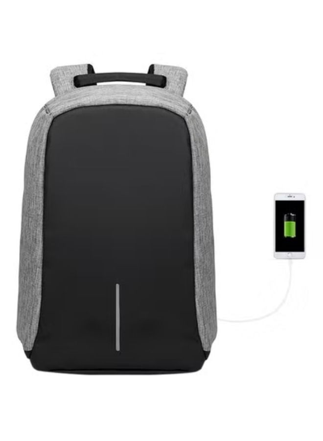 ACLIX Anti Theft Backpack With USB Charging Port Black - Image 1