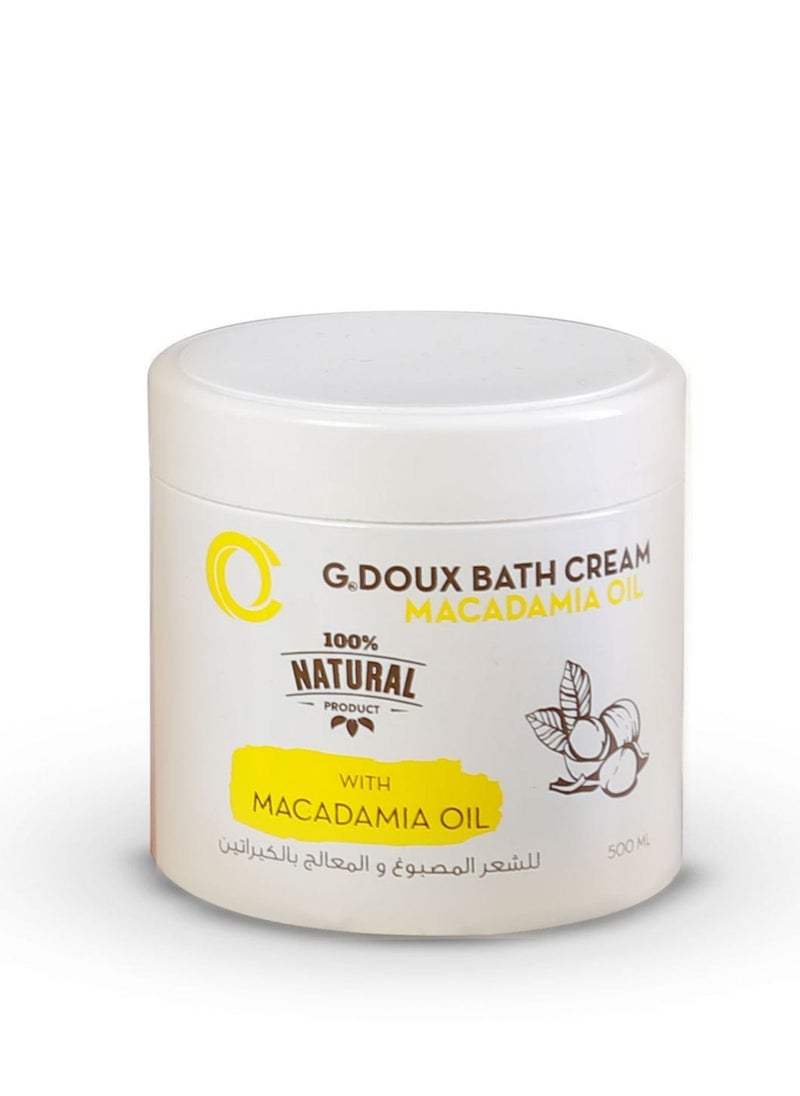 G.DOUX bath cream macadamia oil 500GM 
