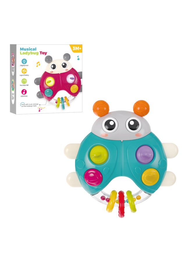 Multi-functional Music Rainbow Overlapping Circle Early Education Cognitive Matching Cessele Baby Educational Toys - Image 5