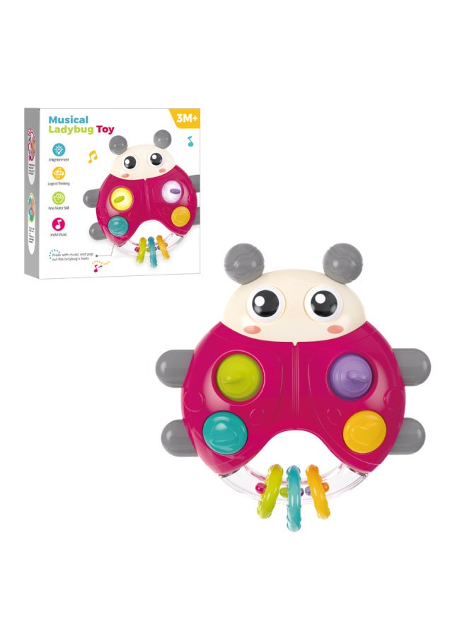 Multi-functional Music Rainbow Overlapping Circle Early Education Cognitive Matching Cessele Baby Educational Toys - Image 4