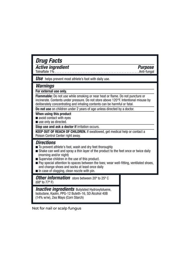 Fungi-Nail بخاخ مسحوق مضاد للفطريات للاستخدام اليومي، يوقف فطريات القدم، يمنع معظم فطريات الرياضيين، يمتص الرطوبة لمكافحة الروائح، خالي من التلك، 4.6 أونصة - Image 3