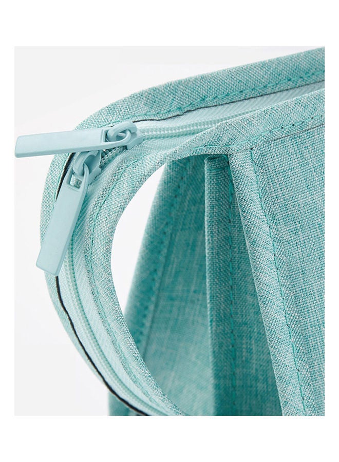 NIBEMINENT Double Open Pocket Stationery Box Green - Image 2