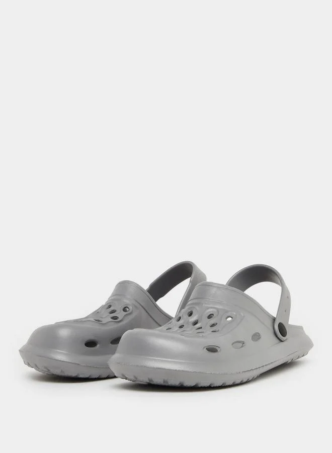 ستايلي Men Grey Slip-On Clogs