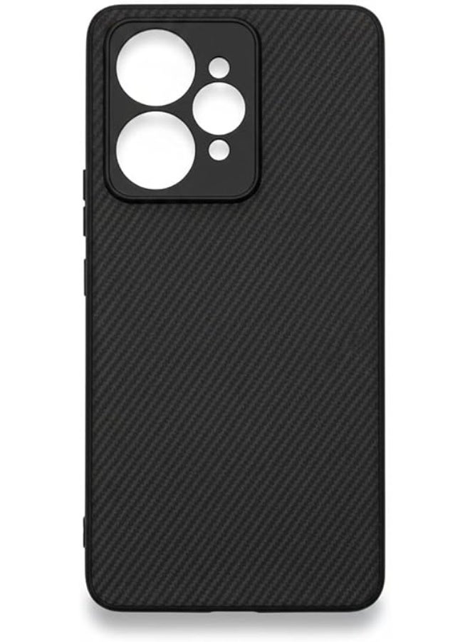 Cover For Realme 15 Carbon Fiber Brushed Texture TPU - Black