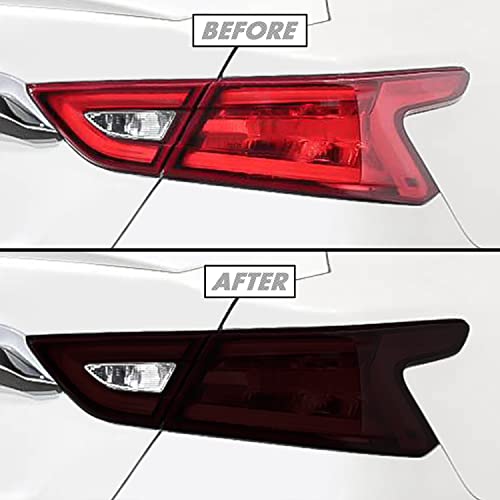 SlickMod PreCut Vinyl Smoke Tint for 2016-2018 Nissan Maxima Tail Light (2. Taillight Cutout, 20% Dark Smoke) - Image 1