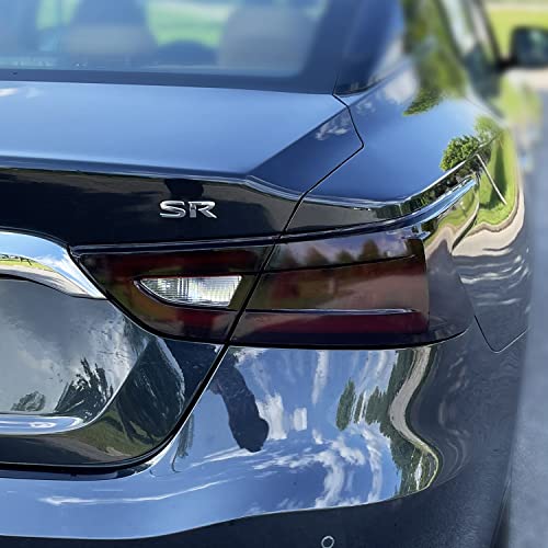 SlickMod PreCut Vinyl Smoke Tint for 2016-2018 Nissan Maxima Tail Light (2. Taillight Cutout, 20% Dark Smoke) - Image 4