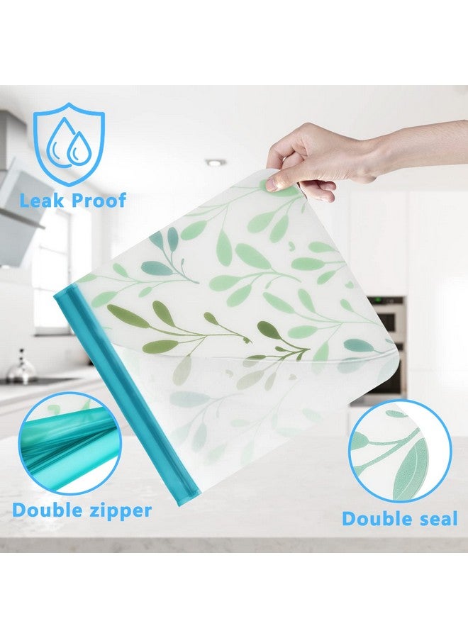 Hndnrxue 24 Pack Dishwasher Safe Reusable Bags Silicone, Leakproof Reusable Freezer Bags for Food Storage, Home Organization, Travel & Make-up, BPA-Free for Salad and Fruit - Image 3