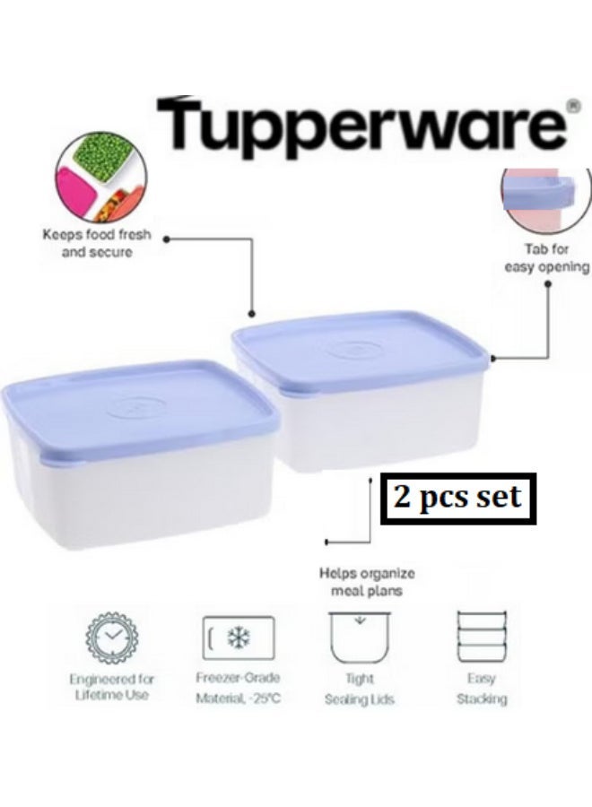 توبروير علبة تخزين الطعام كول آند فريش فريزمات من تابروير الأصلية - صغيرة - عبوة من قطعتين - غطاء متعدد الألوان - Image 2