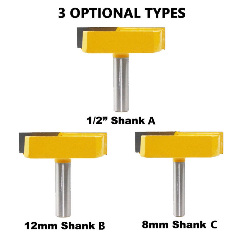 Cleaning Bottom Router Bits with 1/2inch Shank Cutting Diameter for Surface Planing Router Bit - Image 5