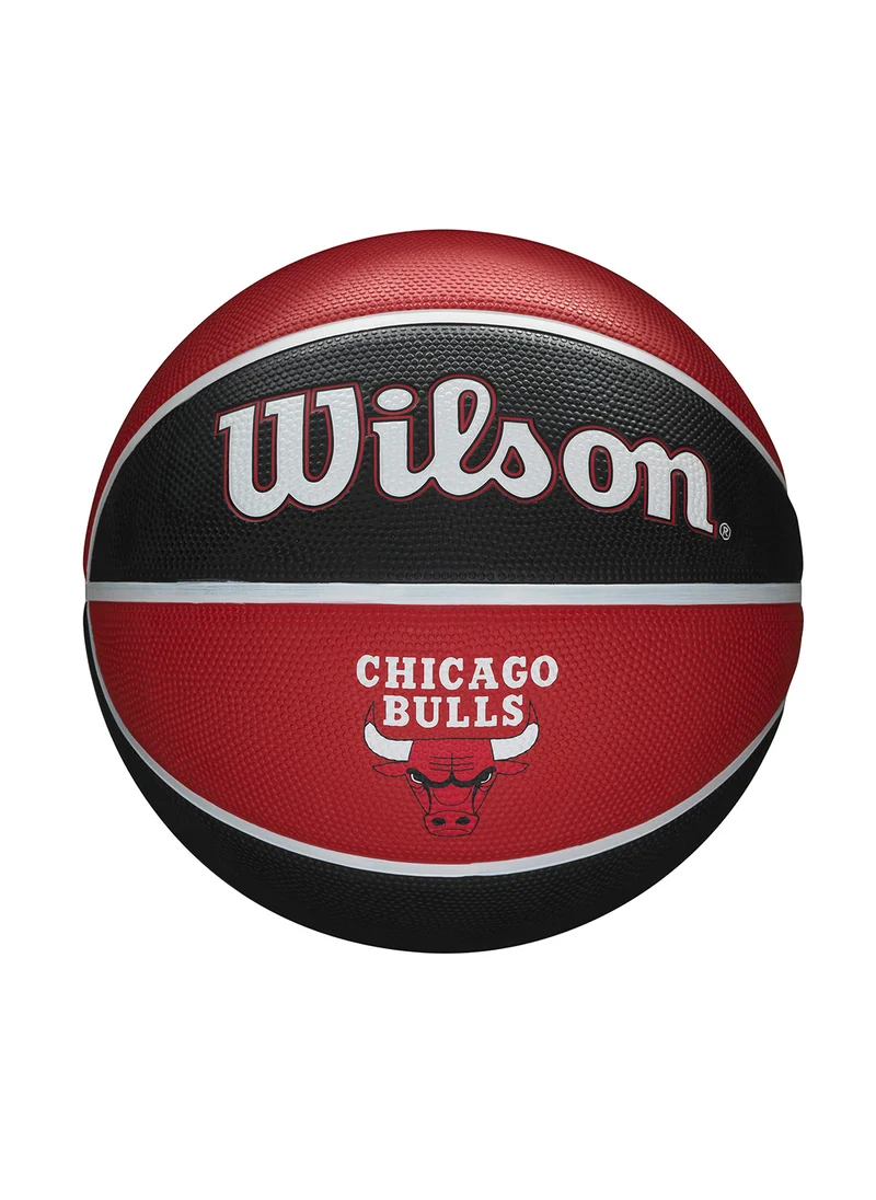 Wilson NBA Team Alliance Basketball Chicago Bulls - Size 7 for +12 years old and Adults - Red/Black