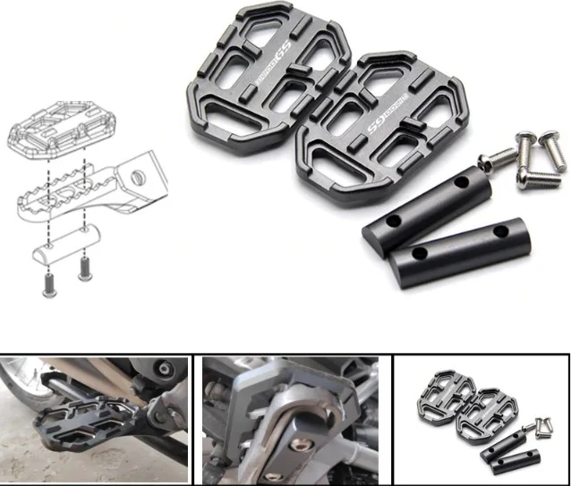 Savage Bmw R1200GS 1250 Gs S1000XR G310GS Pedal Peg Expansion