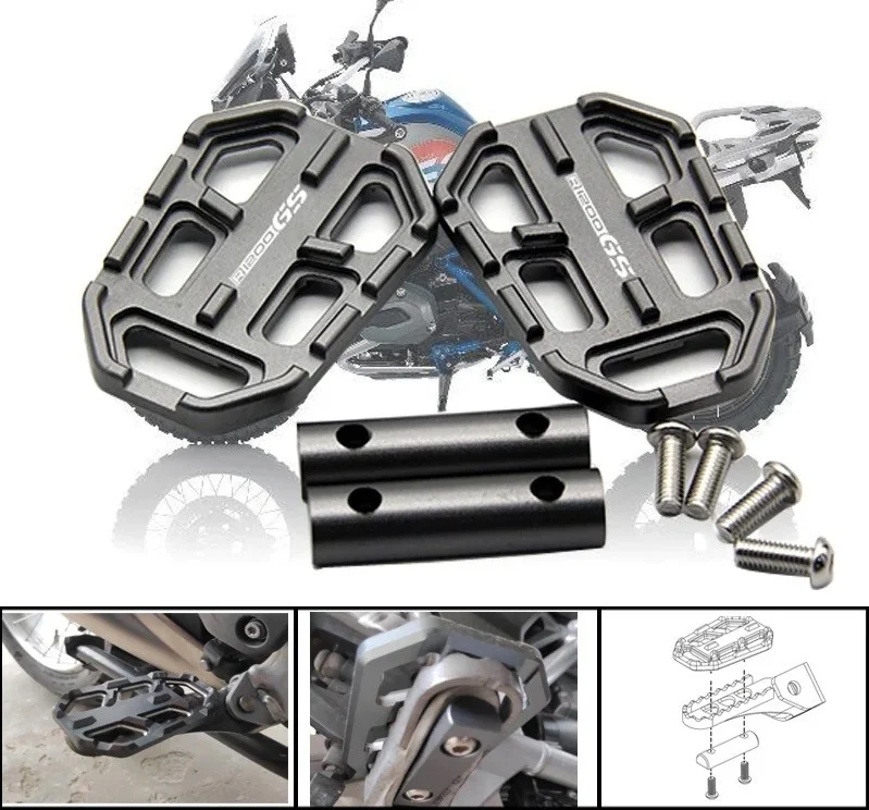 Savage Bmw R1200GS 1250 Gs S1000XR G310GS Pedal Peg Expansion