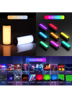Ulanzi ULANZI Handheld Light Wand, 360° RGB LED Video Light for Photography, 2000mAh Rechargeable Mini Light Stick for Video Shooting, 2500-9000K Dimmable Camera Light w LCD, Support Magnetic Attraction  - Image 2