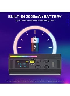 Ulanzi ULANZI Handheld Light Wand, 360° RGB LED Video Light for Photography, 2000mAh Rechargeable Mini Light Stick for Video Shooting, 2500-9000K Dimmable Camera Light w LCD, Support Magnetic Attraction  - Image 5