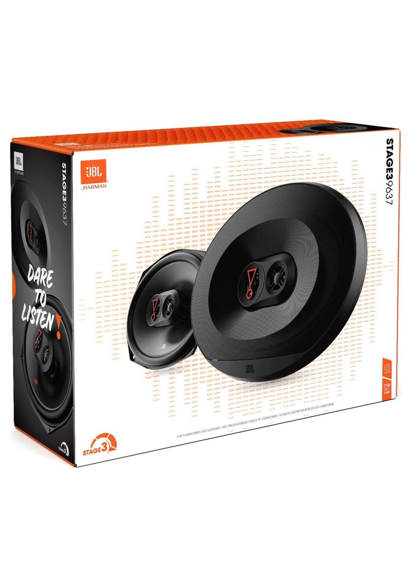 جي بي إل مجموعة مكبرات صوت السيارة Stage3 9637 من Harman Kardon - نظام صوت السيارة 375 وات مع مكبر صوت JBL بيضاوي كبير 6 بوصة × 9 بوصة (152 مم × 230 مم) - Image 1